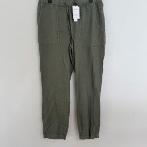 Sanctuary Go Easy Pant XL Olive Green Lyocell Jogger Utility New